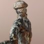 EPIC! MID CENTURY MODERN BRUTALIST MATADOR SCULPTURE! VTG ATOMIC AGE DECOR!