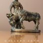 EPIC! MID CENTURY MODERN BRUTALIST MATADOR SCULPTURE! VTG ATOMIC AGE DECOR!