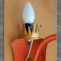 HOLLYWOOD REGENCY! MID CENTURY ITALIAN PALLADIO WALL ART LAMP! SCONCE 50'S VTG