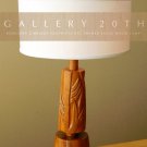WOW! ROBSJOHN GIBBINGS SOUTH PACIFIC SOLID TEAK LAMP! HOLLYWOOD REGENCY 50s 60s