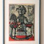 EPIC! MID CENTURY ANTONI CLAVE LITHOGRAPH! 50S ABSTRACT ART VTG PICASSO PAINTING