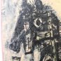 EPIC! MID CENTURY ANTONI CLAVE LITHOGRAPH! 50S ABSTRACT ART VTG PICASSO PAINTING
