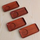 RARE! 4 MAHOGANY COASTER TRAYS! MID CENTURY DECOR NEW YORK VTG WOOD 1950S 1960S RARE! 4 MAHOGANY COASTER TRAYS! MID CENTURY DECOR NEW YORK VTG WOOD 1950S 1960S
