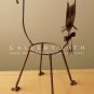 WOW! MID CENTURY MODERN BRUTALIST CAT SCULPTURE PLANTER! KIMBALL BULLET 50'S 60S