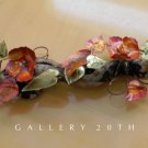 STUNNING! MID CENTURY FLOWER BRANCH DIRECT METAL SCULPTURE! WALL ART VTG 1970S