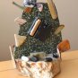 BRUTALIST! MODERNIST ABSTRACT ROCK CLOCK! PEBBLE VTG 50'S ART MID CENTURY 60'S