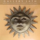 WOW! 19TH  20TH CENTURY HINDU SURYA BRONZE SUN WALL ART! SPLENDID ATOMIC DECOR!