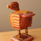 RARE! HINDU POLYCHROME BRAHMAN VAHANAM WOOD GOOSE! SCULPTURE VTG INDIA 20'S 30'S RARE! HINDU POLYCHROME BRAHMAN VAHANAM WOOD GOOSE! SCULPTURE VTG INDIA 20'S 30'S