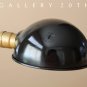 MINTY! BLACK ENAMEL MID CENTURY MODERN GOOSENECK DESK LAMP! 1950s TASK LIGHTING