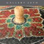 GORGEOUS! HANDCRAFTED POLYCHROMED WICKER MEXICAN BASKET! BOWL CATCHALL MANDALA