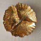 WOW! ATOMIC GOLD CANDY DISH! MID CENTURY DECOR HOLLYWOOD REGENCY CERAMIC 1950S