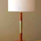 RARE! WALL STREET EXECUTIVE BRASS AND WALNUT DESK LAMP! DESIGNER DECOR VTG RETRO