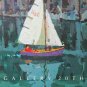 GORGEOUS! WEGNER MID CENTURY MODERN HARBOR SEASCAPE OIL PAINTING! EXPRESSIONIST