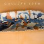 POP! LARGE MID CENTURY ABSTRACT POTTERY TRAY! VTG ART 50S 60S CATCHALL ORIG BLUE