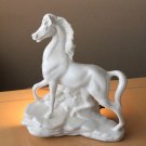 WOW! MID CENTURY HORSE CERAMIC SCULPTURE! VTG 50'S LAMP STALLION WILD WEST RETRO