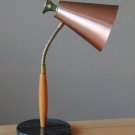 RARE! 1950'S ITALIAN MARBLE GOOSE NECK LAMP! RAYMOR VTG MID CENTURY MODERN RETRO