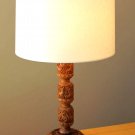 MAGNIFICENT! GERMAN BLACK FOREST HANDCARVED WOOD TABLE LAMP! VTG MID CENTURY MAGNIFICENT! GERMAN BLACK FOREST HANDCARVED WOOD TABLE LAMP! VTG MID CENTURY
