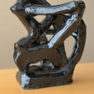 COOL! MID CENTURY MODERN ABSTRACT CERAMIC SCULPTURE! HENRY MOORE VTG 50S 60S ART