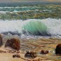 WOW! LONGSETH! MID CENTURY EXPRESSIONIST OIL SEASCAPE PAINTING! ORIGINAL ART 60S