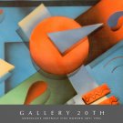 NEW WAVE! ABSTRACT ACRYLIC OIL PAINTING! 1980'S FINE MODERN ART MID CENTURY VTG