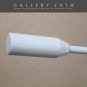 RARE & SLEEK! MODERNIST HALOGEN SWING ARM FLOOR LAMP! VTG ARTICULATING WHITE