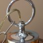 MID CENTURY MODERN ATOMIC CHANDELIER! LAMP BRASS CHROME PANTON SPACE AGE 60S VTG