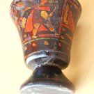 HISTORIC! PAINTED 18TH CENTURY WOOD MORTAR! PESTLE DANISH MIDDLE AGES VTG ART