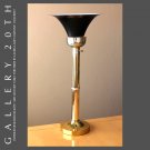 LAUREL MID CENTURY MODERN TABLE TORCHIERE LAMP! 1950'S VTG ATOMIC BRASS 1960'S