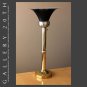 LAUREL MID CENTURY MODERN TABLE TORCHIERE LAMP! 1950'S VTG ATOMIC BRASS 1960'S