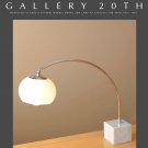 SARFATTI FOR ARTELUCE! MARBLE SWING ARM LAMP! MID CENTURY MODERN VTG ATOMIC 50'S