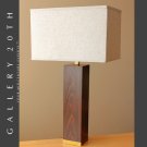 SUPERB! MID CENTURY MODERN PAUL EVANS LAUREL ROSEWOOD LAMP! BRASS VTG 60'S RETRO