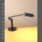 COOL! ARTICULATING TASK LAMP! BLACK GOOD DESIGN HALOGEN 80'S INTERIOR DECOR VTG