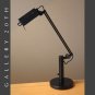 COOL! ARTICULATING TASK LAMP! BLACK GOOD DESIGN HALOGEN 80'S INTERIOR DECOR VTG