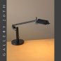COOL! ARTICULATING TASK LAMP! BLACK GOOD DESIGN HALOGEN 80'S INTERIOR DECOR VTG