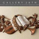 ICONIC! MID CENTURY MUSIC WALL ART! COPPER SCULPTURE MODERN WREATH DECOR 1950S