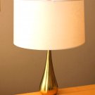 "TEAR OF SHAH JAHAN" BRASS LAMP! VTG 60S MID CENTURY MODERN DANISH ATOMIC 1950S