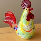 SUPERB! ITALIAN MID CENTURY MODERN MURANO ROOSTER SCULPTURE! RED VTG GLASS 50'S