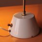SUPERB! MID CENTURY MODERN ATOMIC TRANSFORMER LAMP! 50'S VTG WHITE GOOSENECK 60S