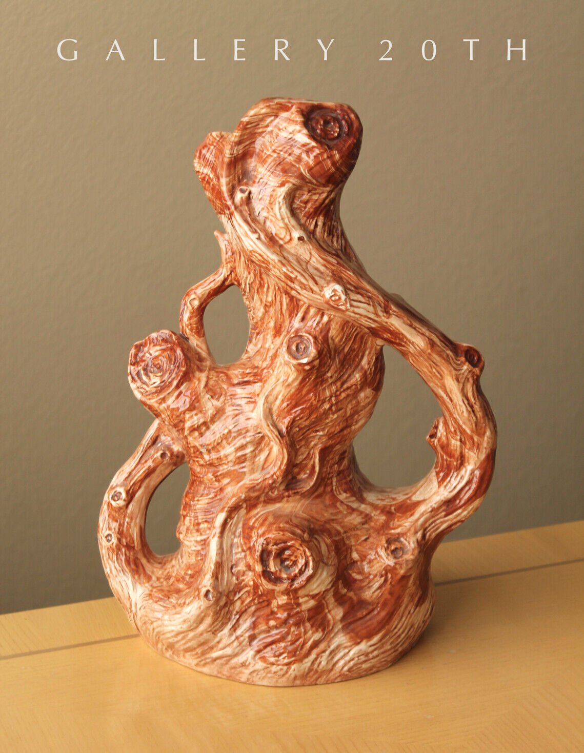 AWESOME! MID CENTURY MODERN ABSTRACT BIOMORPHIC POTTERY! RAYMOR VTG 50'S ATOMIC
