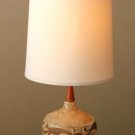 COOL! MID CENTURY DANISH MODERN TEAK TABLE LAMP! 50'S 60S VTG RAYMOR LIGHT RETRO