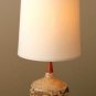 COOL! MID CENTURY DANISH MODERN TEAK TABLE LAMP! 50'S 60S VTG RAYMOR LIGHT RETRO