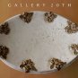 CHARMING! ROCOCO CHERUB PLASTER PEDESTAL DISH! 1961 TRAY MID CENTURY DECORATOR