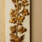 REGENCY! MID CENTURY MODERN GILDED WALL ART! CUSTOM 50S INTERIOR DECORATOR PIECE