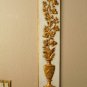 REGENCY! MID CENTURY MODERN GILDED WALL ART! CUSTOM 50S INTERIOR DECORATOR PIECE