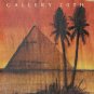 ROMANTIC! SAMIR OSMAN! EGYPT PYRAMID ORIG TEXTILE PAINTING! VTG 50'S 60'S RETRO
