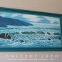 EPIC! LONGSETH! MID CENTURY EXPRESSIONIST OIL SEASCAPE PAINTING! ORIG. ART 60'S