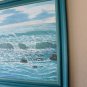 EPIC! LONGSETH! MID CENTURY EXPRESSIONIST OIL SEASCAPE PAINTING! ORIG. ART 60'S