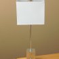 HYPER-RARE! SONNEMAN CHROME CUBE TABLE LAMP! MID CENTURY MODERN LIGHT DECOR 60S