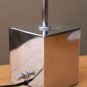 HYPER-RARE! SONNEMAN CHROME CUBE TABLE LAMP! MID CENTURY MODERN LIGHT DECOR 60S