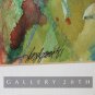 COOL! MID CENTURY MODERN ORIGINAL ABSTRACT PAINTING! WATERCOLOR PASTEL ART VTG